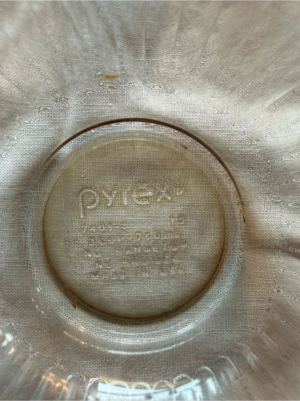 Pyrex 463 Clear Glass Custard Cups 6 oz Set of 2 USA